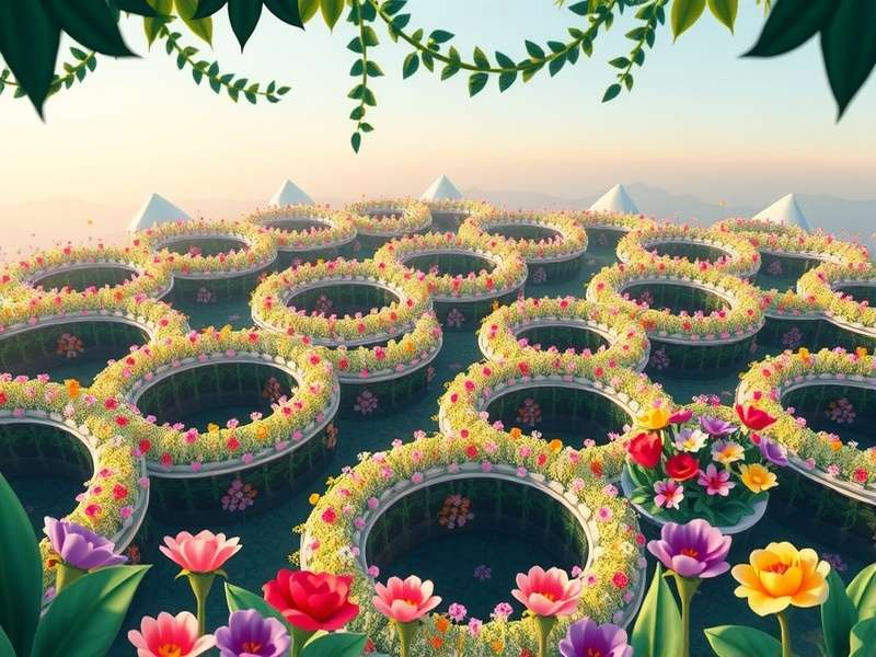 Floral Maze Challenge Community Event